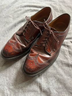 Vintage Floursheim shell cordovan long wing size 10