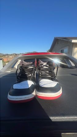 Jordan 1 High Satin Black toe size 10 men/11.5 W