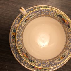 China - Lenox Autumn Ivory Teacup and Saucer Set - Beautiful