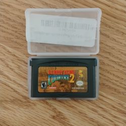Donkey Kong Country 2 GBA Game Cartridge Repro