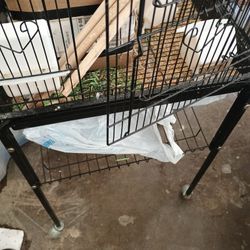 64in Rolling Bird Cage
