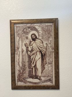 1. Name of the item: embroidered icon “Knock and you will be ordered”  Author (virobnik) – Svitlana Nastichenko