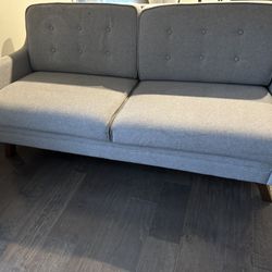 Light gray Sofa - Gently Used & well Maintained 