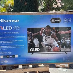 50” Hisense smart 4k Qled hdr tv 