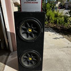 I Have My 12 Inch Kicker Up For Sell and My 1000 Watts Crunch Powerone Amplifier For Sell 