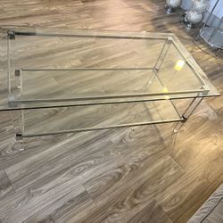 Glass 3pc Coffee Table & 2 End Tables 
