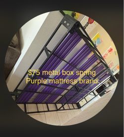 The brand “ Purple” mattress box spring for queen or king size bed