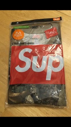 Supreme camo x realtree shirts 2 pack new