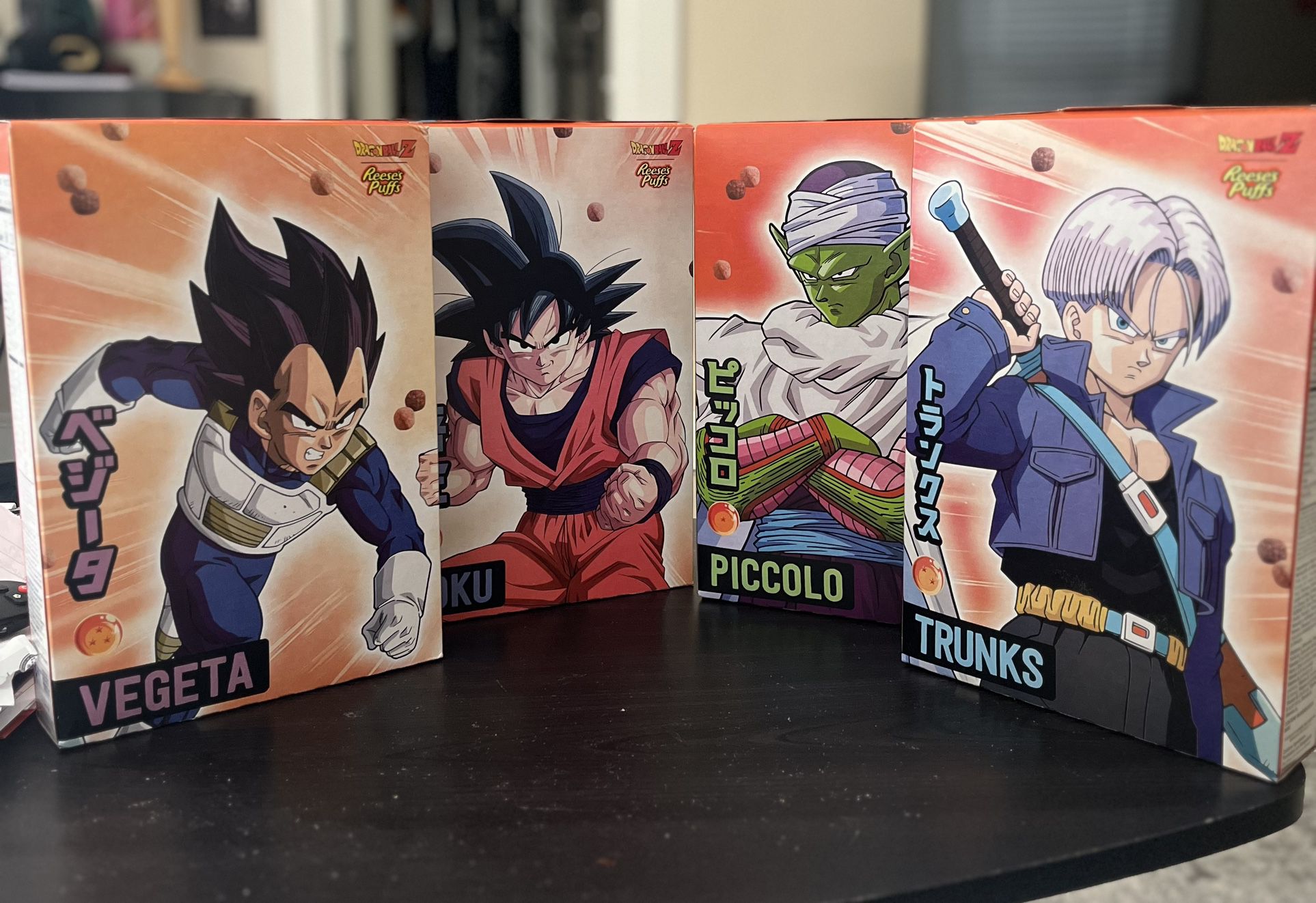Reese’s puffs X DBZ Dragonball Z Goku Collab Limited Edition Full Set 