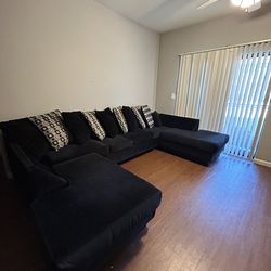 Black Sectional Couch