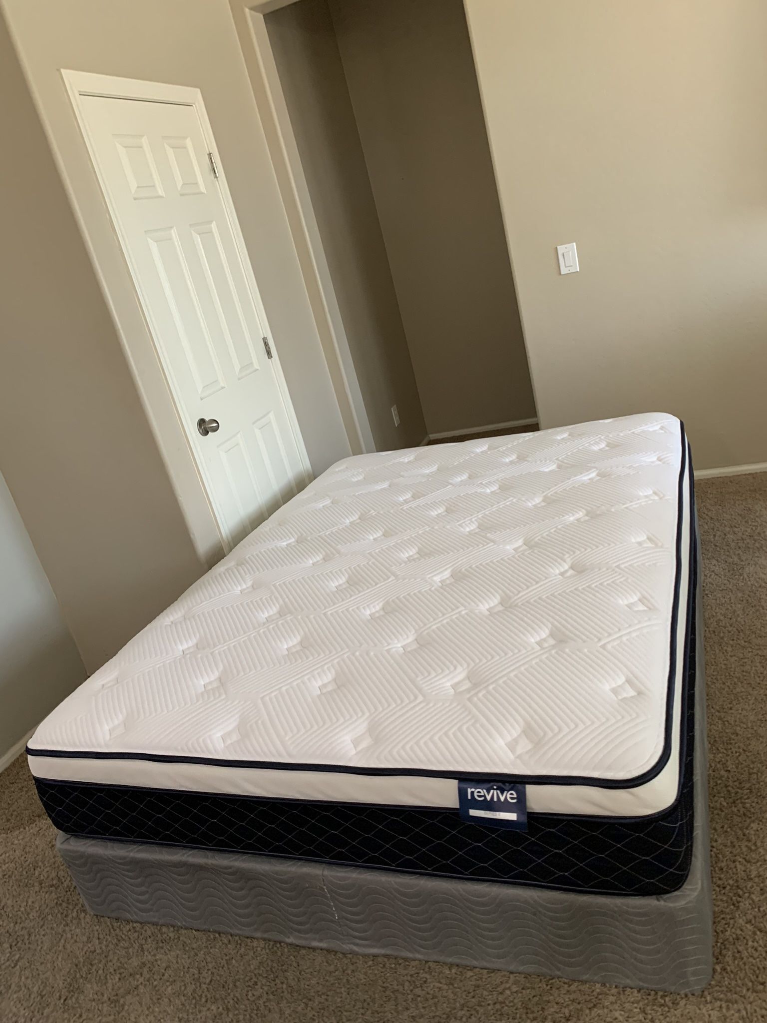 QUEEN REVIVE MATTRESS AND FREE BOX SPRING