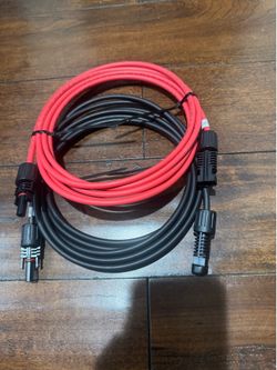 Solar Panel Extension Cable 10 Feet 12 AWG - MC4 Male to Female Connectors (Red + Black Pair) - Brand New Detailed Product Description Enhance your so