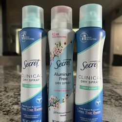 Secret Deorants 