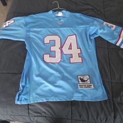 Earl Campbell Houston Oilers Throw Back