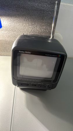RadioShack Porta vision, small portable television with antenna and AUX connections