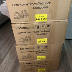 Core Home Fitness Adjustable Dumbbells 5-50