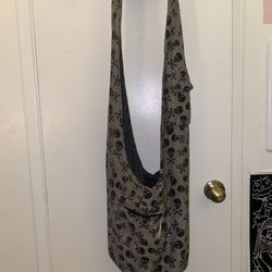 Boho Gothic skull bag