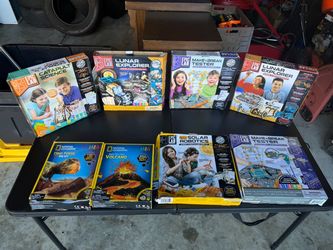 Lot of 8 STEM National Geographic and Epic Lab Science Kits for Kids
