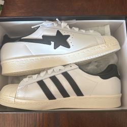 Adidas Superstar80s Bape (men’s 6)