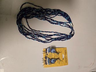 Bead Necklace & Earings