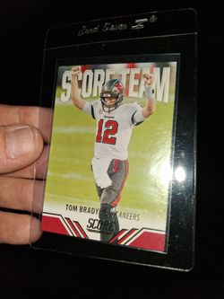 TOM BRADY SCORETEAM CARD