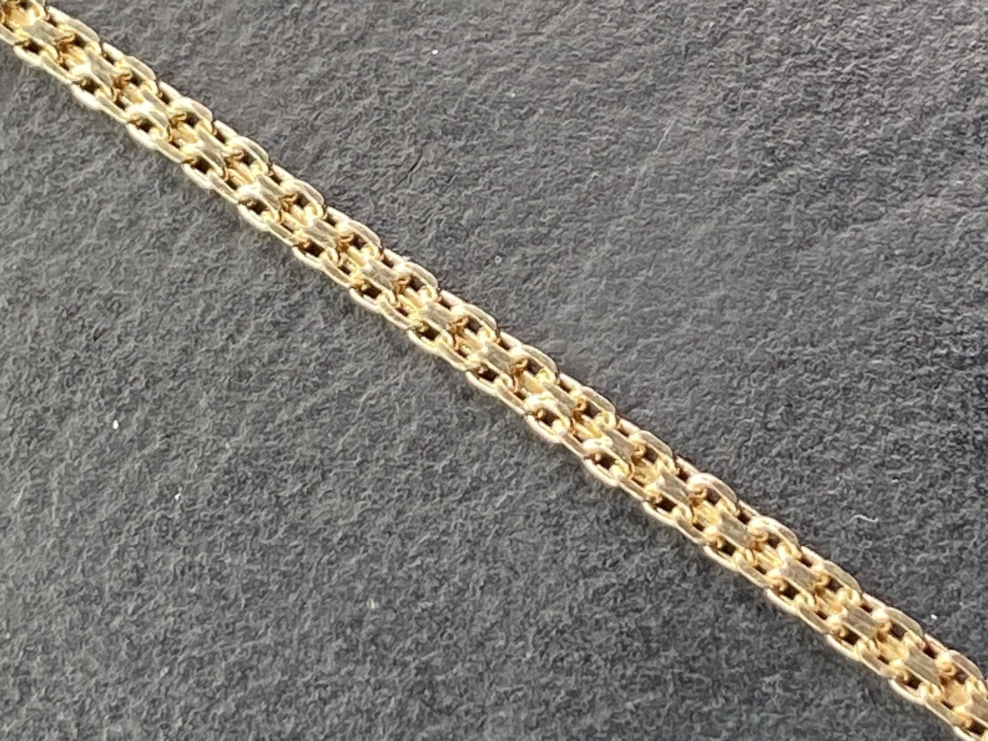 14K BISMARK LINK ANKLET