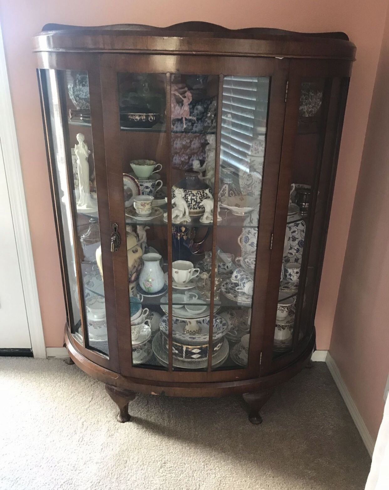 Antique Art Deco Display Cabinet