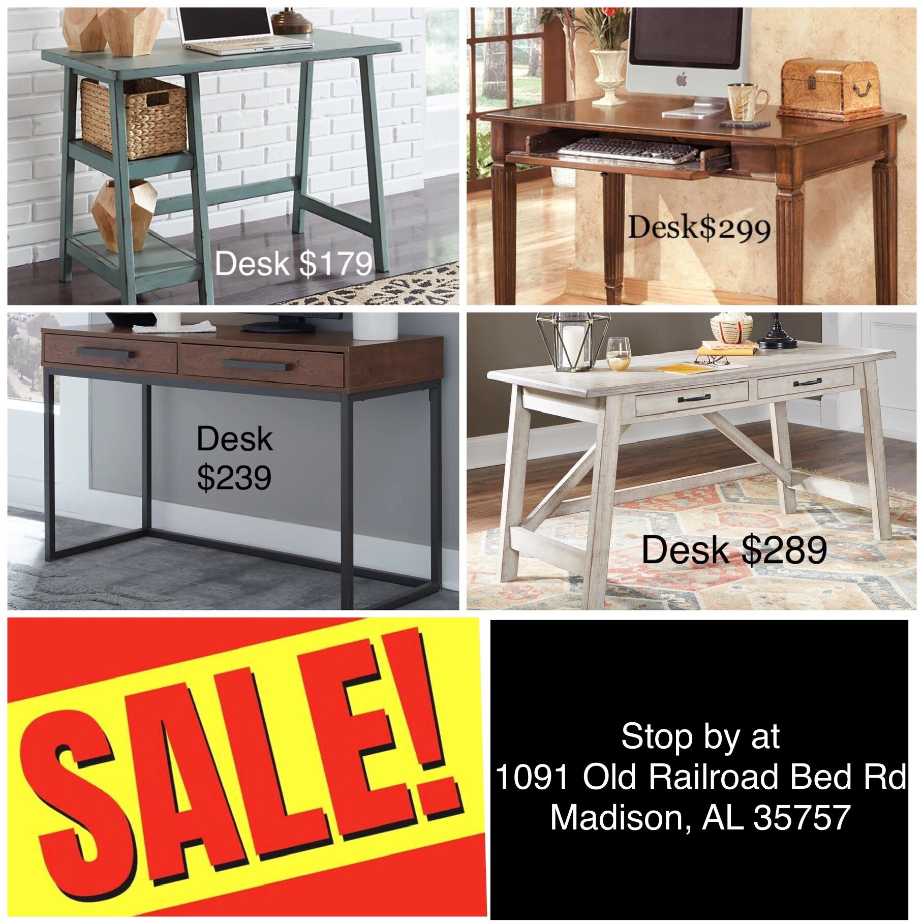 New Desks On Sale!!!