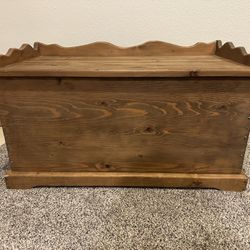 Wooden Toy Box Or Bench