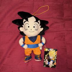 Goku - 8 Inch Plush NWT Brand New With Tags Toei Dragonball Z - DBZ Kakarot