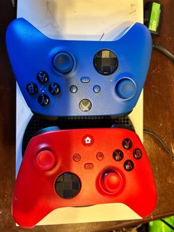 Xbox Series S with two controller