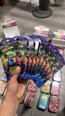 Disney Lorcana Attack of the Villains Booster Packs