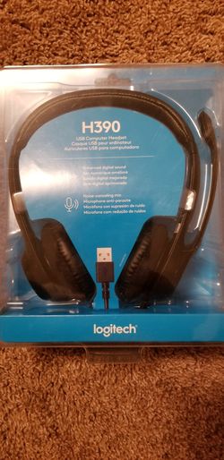 Logitech H390 USB ClearChat Headset with Noise Cancelling Microphone