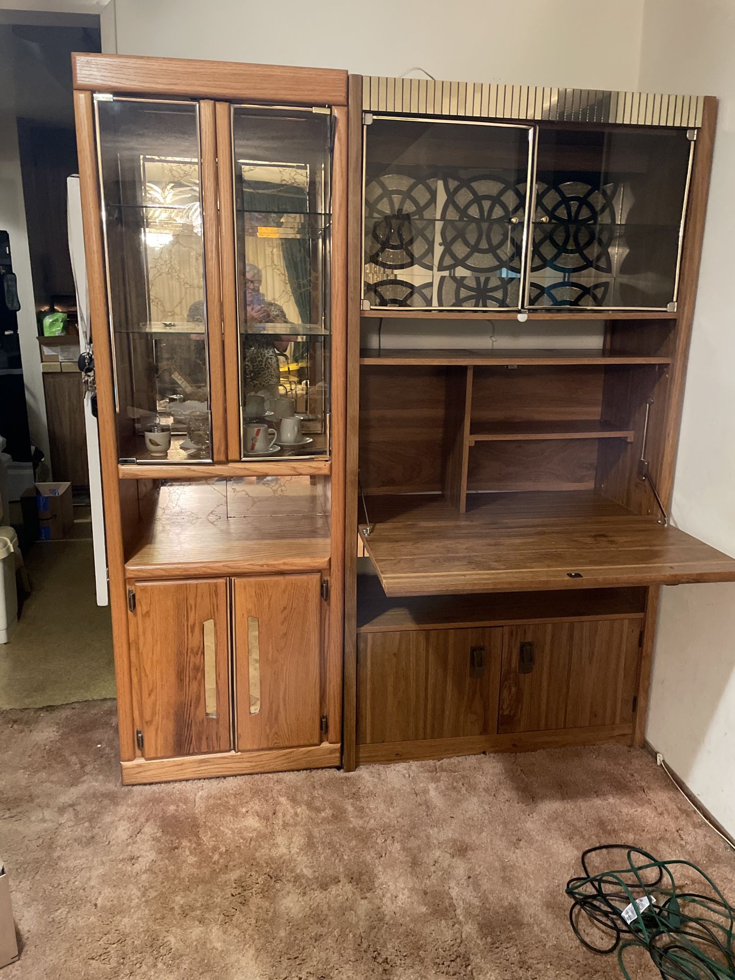 2 Separate Cabinets