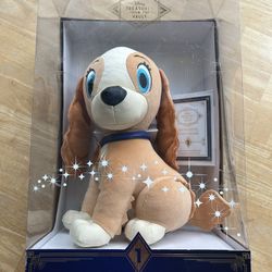 Disneys Lady From Lady And The Tramp treasures from the vaults stuffed animal plushy, special edition collectible toy