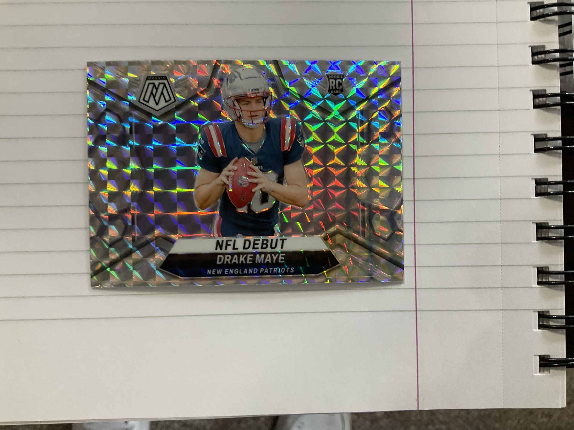 Drake Maye Rookie Prizm Mosaic