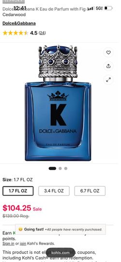 Dolce&Gabbana K Eau de Parfum Intense