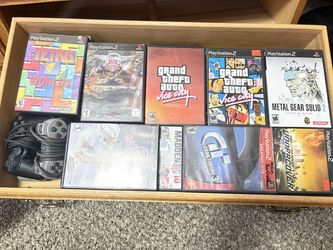 PS2 games and console