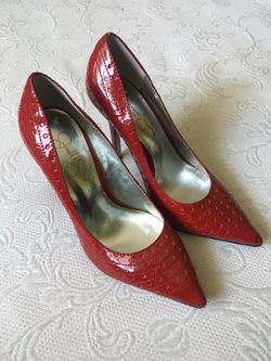Red Pointed Heels