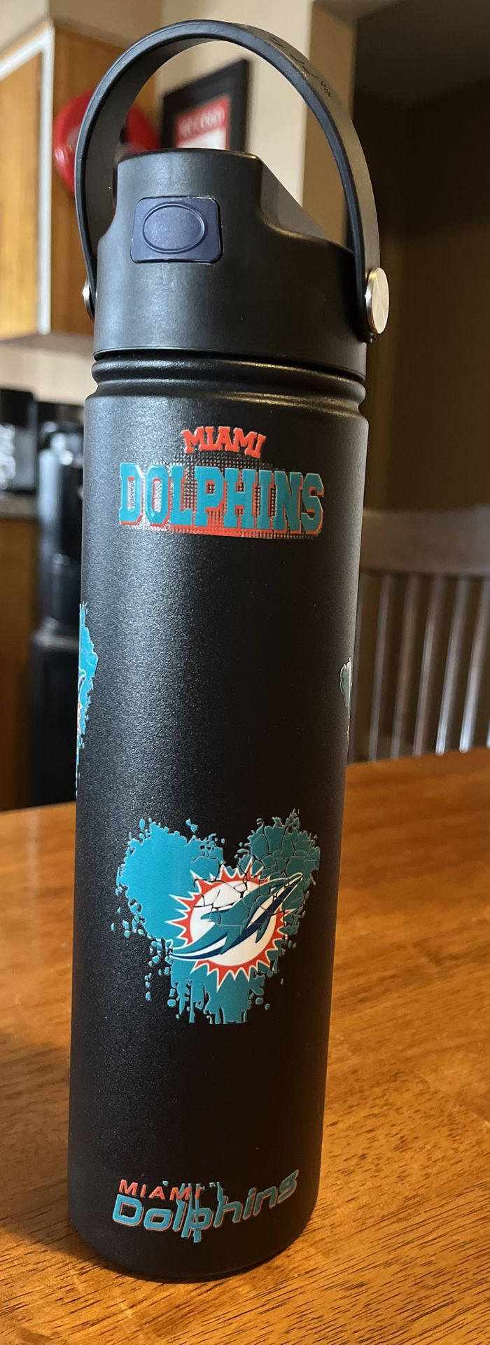 New Miami Dolphins water bottle