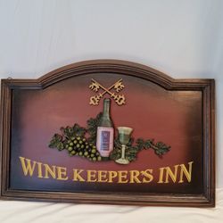 Wine Keepers Inn Wall Plaque 
