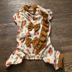Thanksgiving jumpsuit for dogs