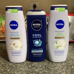 Nivea Men’s & Women’s Body Wash-3 Items !($15.35+ Value )