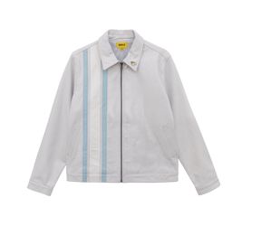 NEW Golf Wang Rollin’ Sevens White Leather Jacket (Medium)
