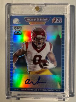 Amon-Ra ST Brown rookie auto /75