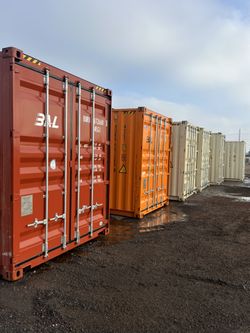 40 FOOT NEW 1-TRIP HC CONTAINER MULTI COLOR STD SHED, STORAGE, SHIPPING, CONEX