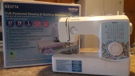 Brother XR3774 full Sewing & Quilting Machine for Sale in Goldsboro, NC -  OfferUp