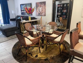 5 piece dining set with matching bar stools
