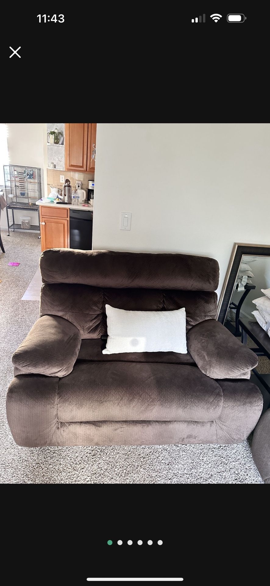 Recliner Sofa, Couch, 3Pieces Coffee Table and 2 Side Table’s
