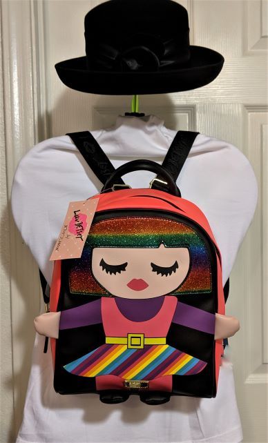 ** NEW BETSEY JOHNSON BACKPACK * BOOKS * MSRP $88 * PURSE * TRAVEL * CHILDREN * TEEN * SCHOOL * LUV BETSEY * KIDS * PARTY * GIFT * CLOTHES * GAMES **